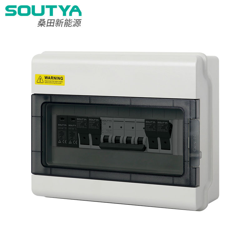 1000V DC combinerbox 2 in 1 uit MCB-type
